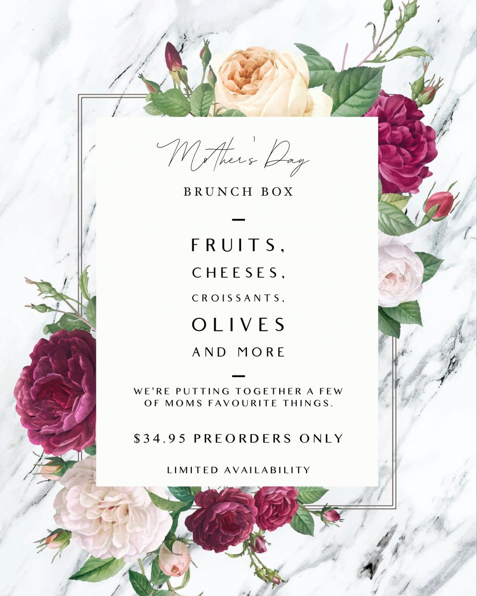 💝Mother’s Day is less than a week away. Just added this to the specialty items available 🌺