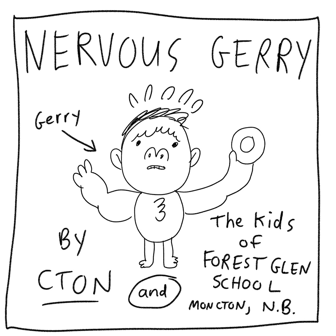 cton's tweet photo. The kids of Forest Glen School in Moncton, NB are amazing comic creators! We created a comic about 'Nervous Gerry' together -Check it out here https://t.co/0Dd6134kzL
#CCBCBookWeek2021 @kidsbookcentre #trendingbook #claytonhanmer #cton #comicsforkids #ontour @owlkids https://t.co/zTuLU2WgAd