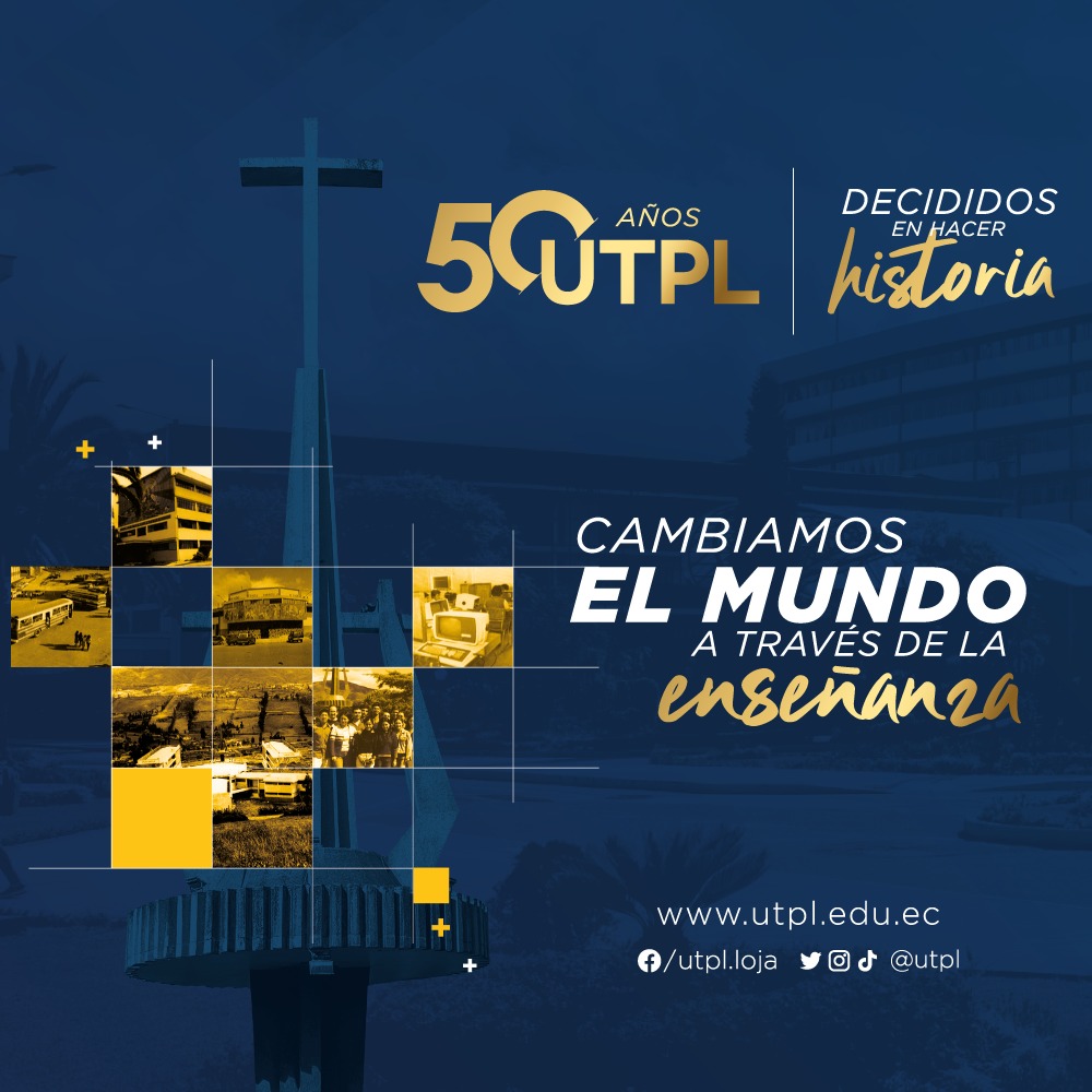 pacabrera1's tweet photo. Felicidades @utpl en tus 50 años de vida institucional al servicio de Loja y del mundo 🌎  #50añosutpl #utpl #celebration #3demayo #Felicidades https://t.co/0lUQPjCYID