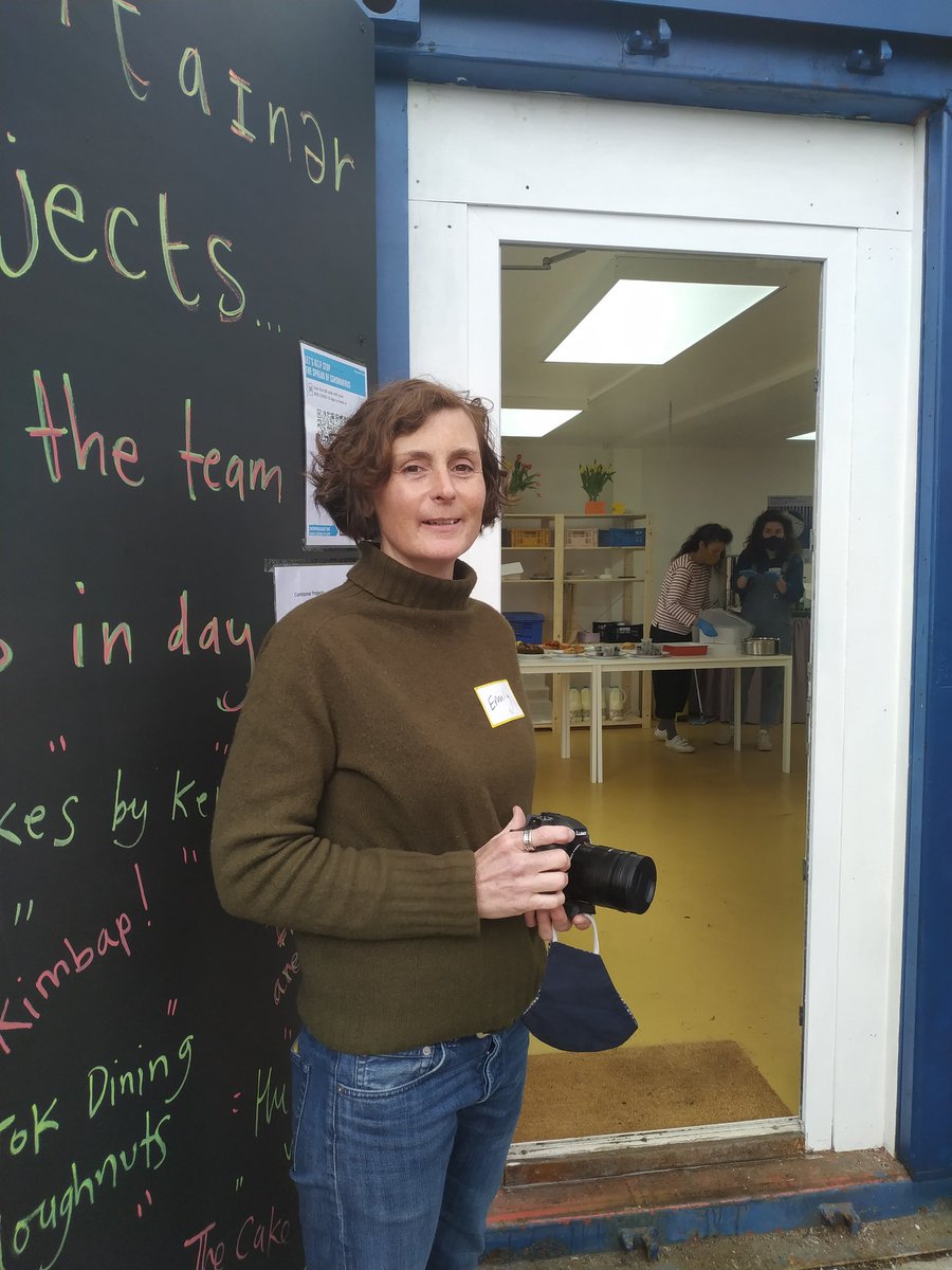 Meet and Greet for our first tenants today: the #ContainerProject are currently using arts to work with new mothers who have been isolated in lockdown. Great social distancing and very   well-attended