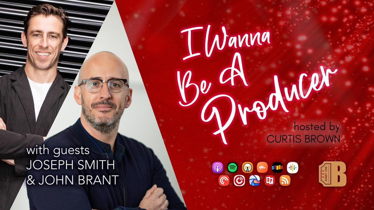 IWBAP_Podcast's tweet photo. S02E09 with Olivier award winning producers Joseph Smith &amp; John Brant is now live! We discuss what makes a great producing partnership, producing on Broadway vs West End, misconceptions of producers and more!

LISTEN NOW:
🍎: https://t.co/PEnew5LsEu
📱: https://t.co/96t33oSDIT https://t.co/TjxkdQdXTN