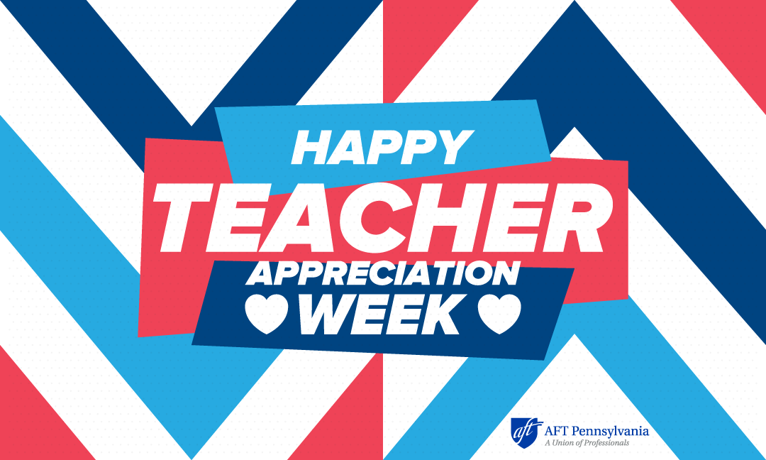 Thank you to our teachers! Especially in the wake of the most difficult school year in memory, we are so grateful to our members for showing up every day for the students of Pennsylvania. #TeacherAppreciationWeek #TEACHERAppreciationWeek2021 #ThankATeacher
