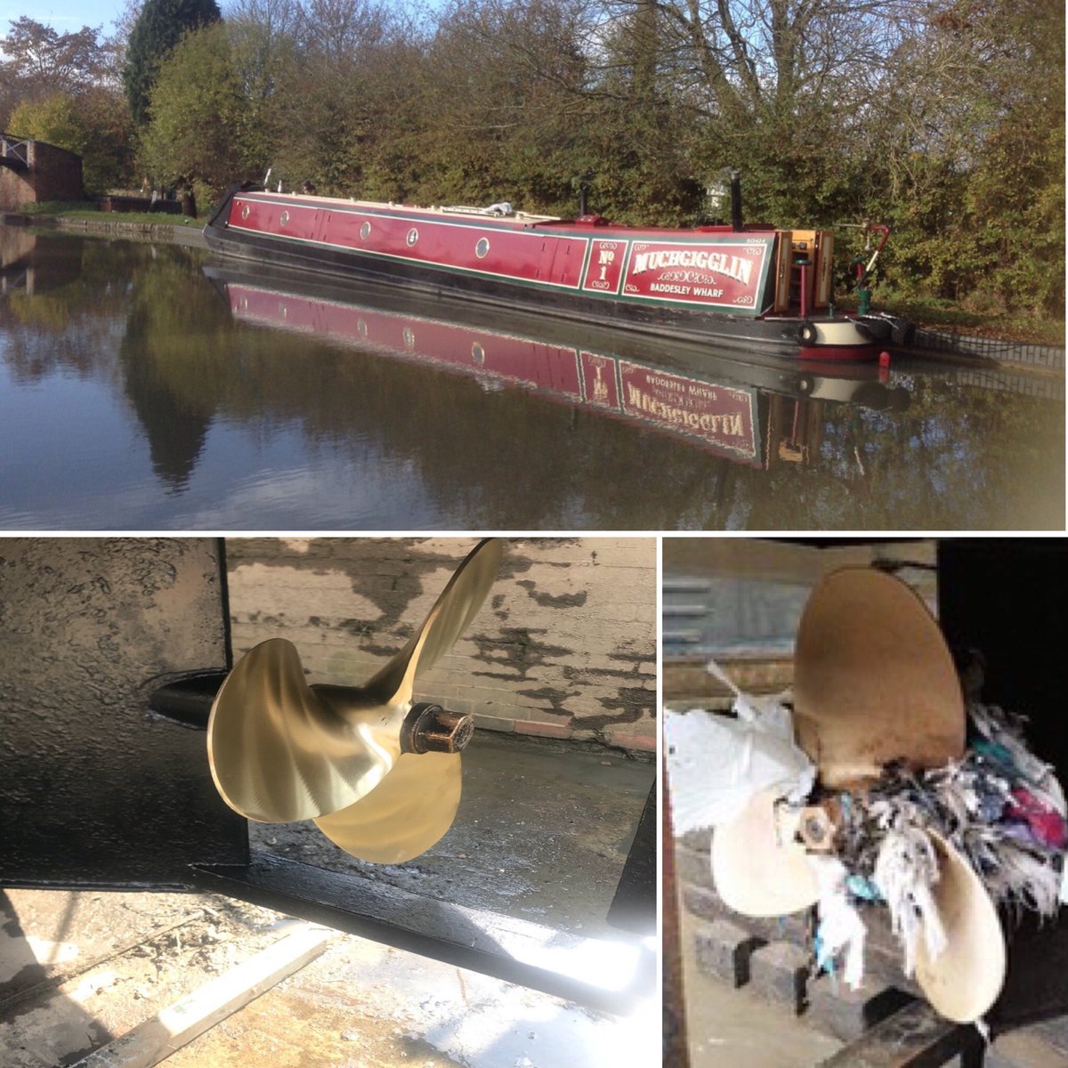 Check out this latest repair story on our website clementsengineering.co.uk/a-repair-story… 
#boatrepair #narrowboat #boatprop