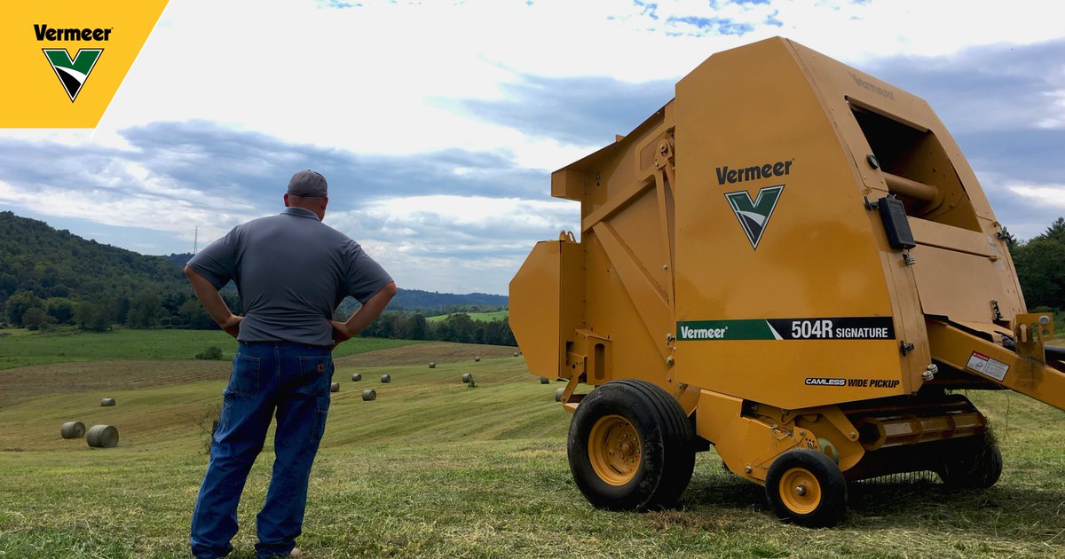 “Everything just runs smoothly, and it saves me time and energy,” said Tony Bragg. Hear what others are saying about the 504 R-series balers. bit.ly/3vzvOiv