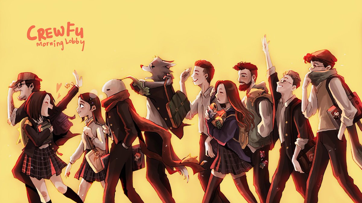 hima478's tweet image. Crewfuuu!!! I appreciate them loads ;-; 

#crewfu #5upfanart #amongus #fanart #hafufanart #digitalart #photoshop