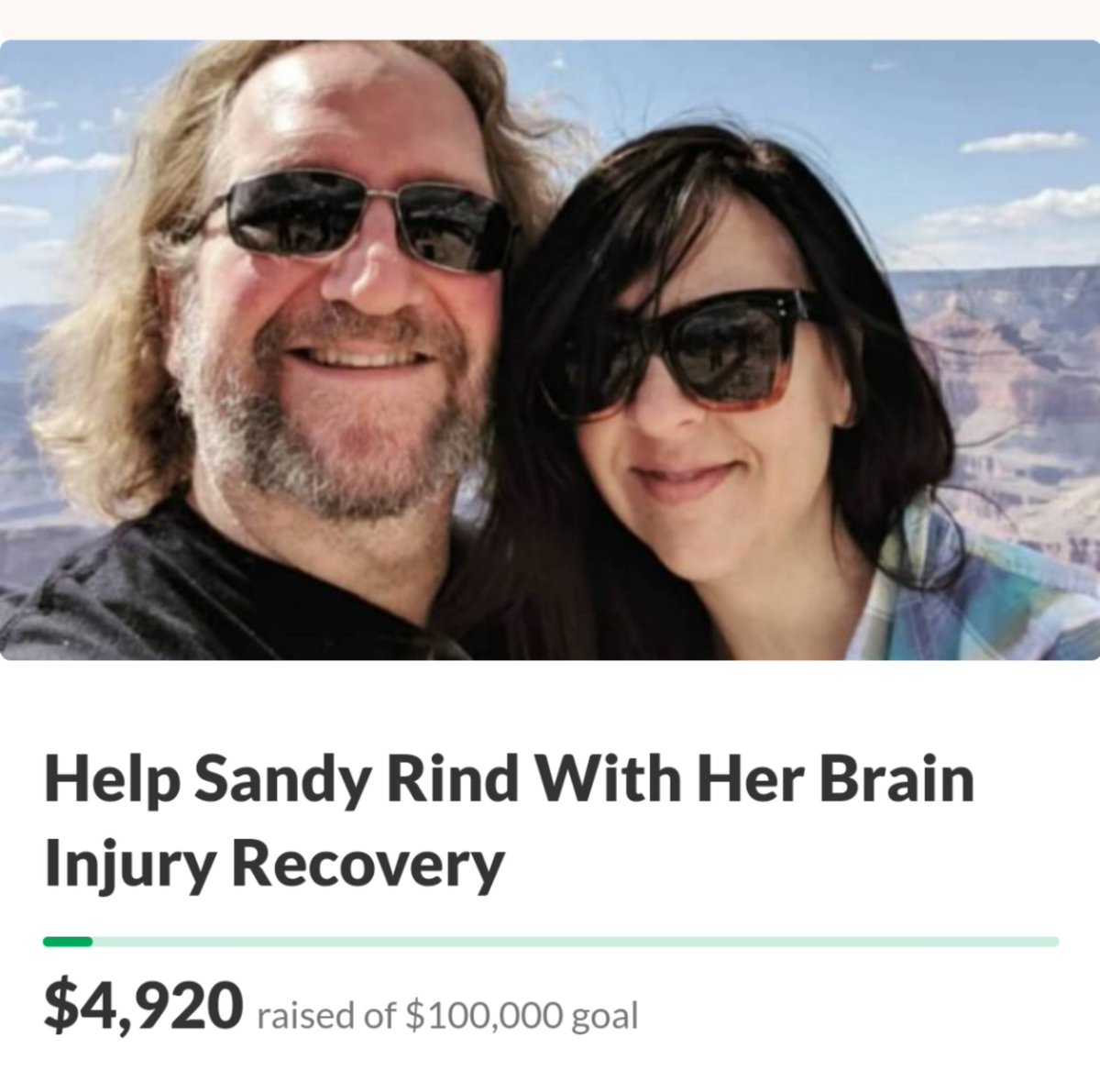 SacredReich's tweet photo. I am sorry to have to share this news. Sandy is the kindest, sweetest, most compassionate and badass person I have ever known. Our family can use some help. Please share and donate if you can. We thank you for your love and support.  https://t.co/u9ddHfAe8i https://t.co/SRxAYbfOh8