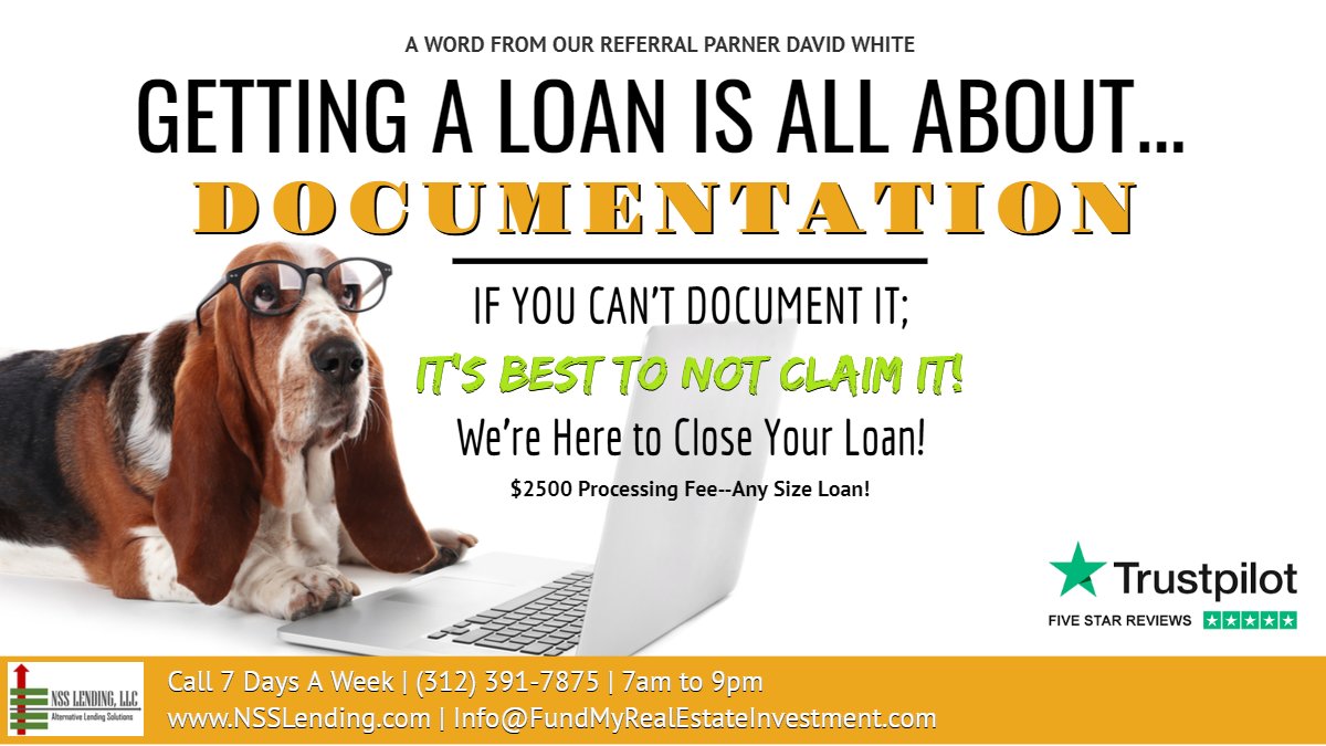 NSSLending's tweet image. We Want to Close Your Loan! Any Size $2500 Processing Fee! Learn More About Us TrustPilot.com/Review/NSSLend…
#realestateinvesting #realestateinvestor #realestateagent