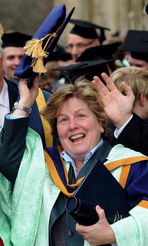 Happy birthday Doctor of Letters, York St John University 2012  