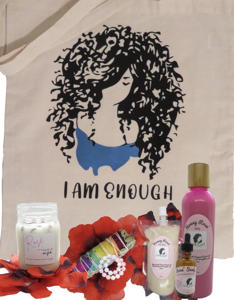 A look inside the 🌹A MOM is a Rose’ 🌹 Gift Box! Get it NOW! OneCurlAtaTime.com 
Message me for a PROMO CODE 😬 #gift #mom #MothersDay2021 #FelizDiadeLaMadre #selfcare #beauty