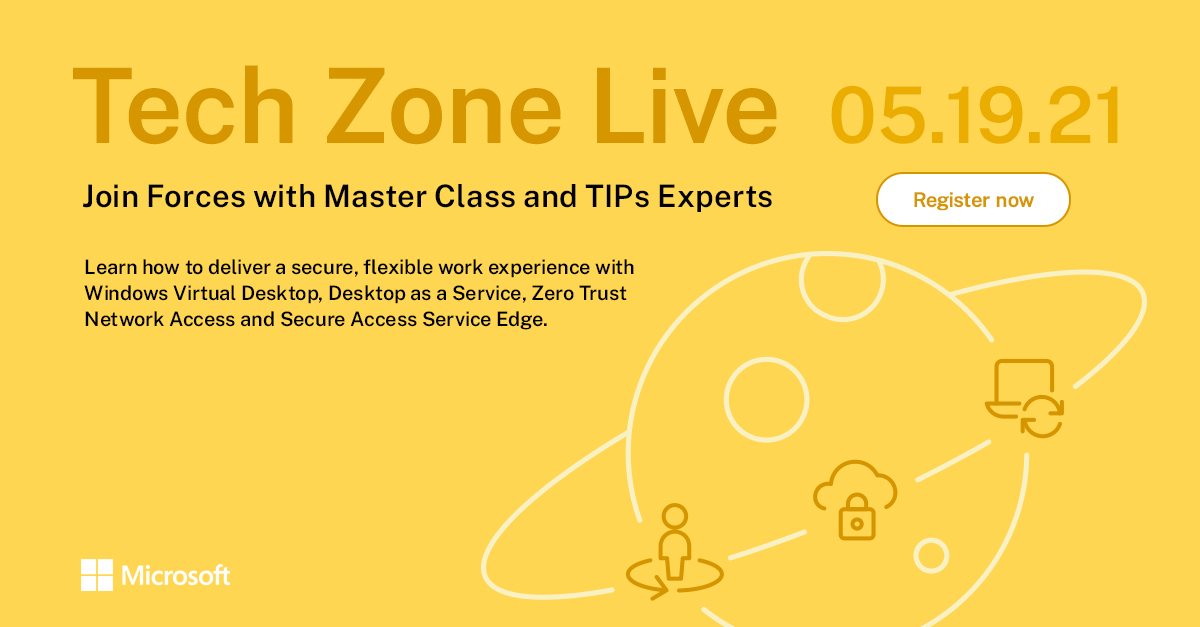 Have you registered for Tech Zone Live? We have some great content and awesome topics lined up. I'll be there as a host and a presenter :) Can't wait to see you there

citrix.webcasts.com/viewer/portal.…