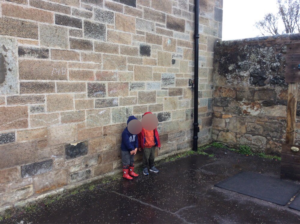 QueensferryELC's tweet image. The Dinosaurs requested to splash in the puddles, so we did!
Not even the rain stops us from outdoor play! 

#TeamELC #Outdoorplay #Puddlesplashing #Beingme #choice