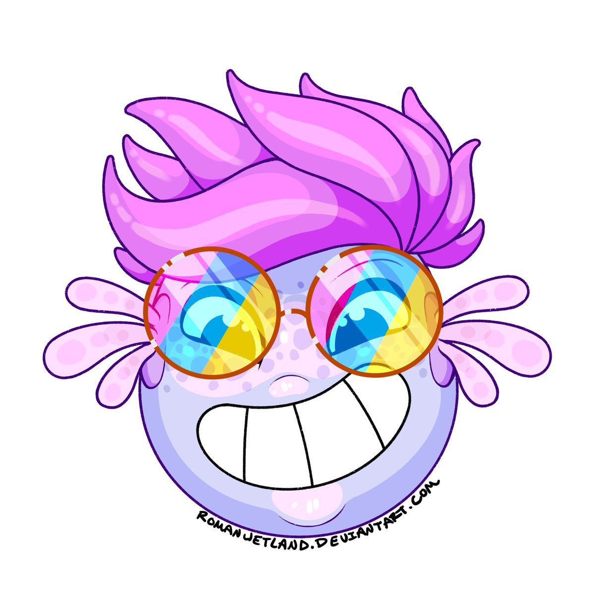 RomanWetland's tweet photo. Two new stickers for my two most recent characters #sticker #art #digital #digitalart #procreate #ipad #ipadpro #procreateart #axolotol #oc #OCs #axolotolcharacter #stickers #smallartist #under500followers https://t.co/HKTgkce9R8