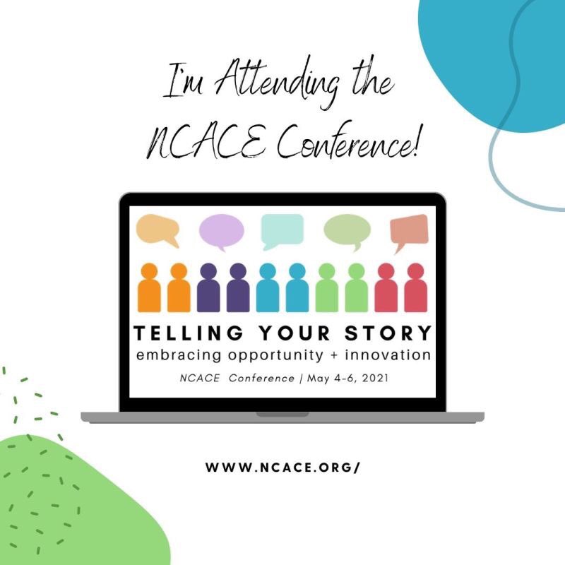 🔽 We’re happy you’re here! Show your #NCACE pride with our awesome graphics! #NCACEIsThePlace