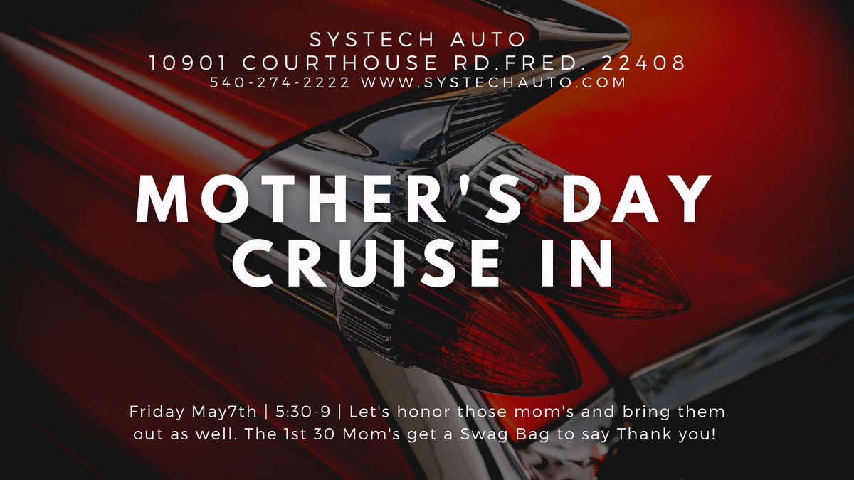 SysTechAutomot1's tweet image. Let's kick May off right!