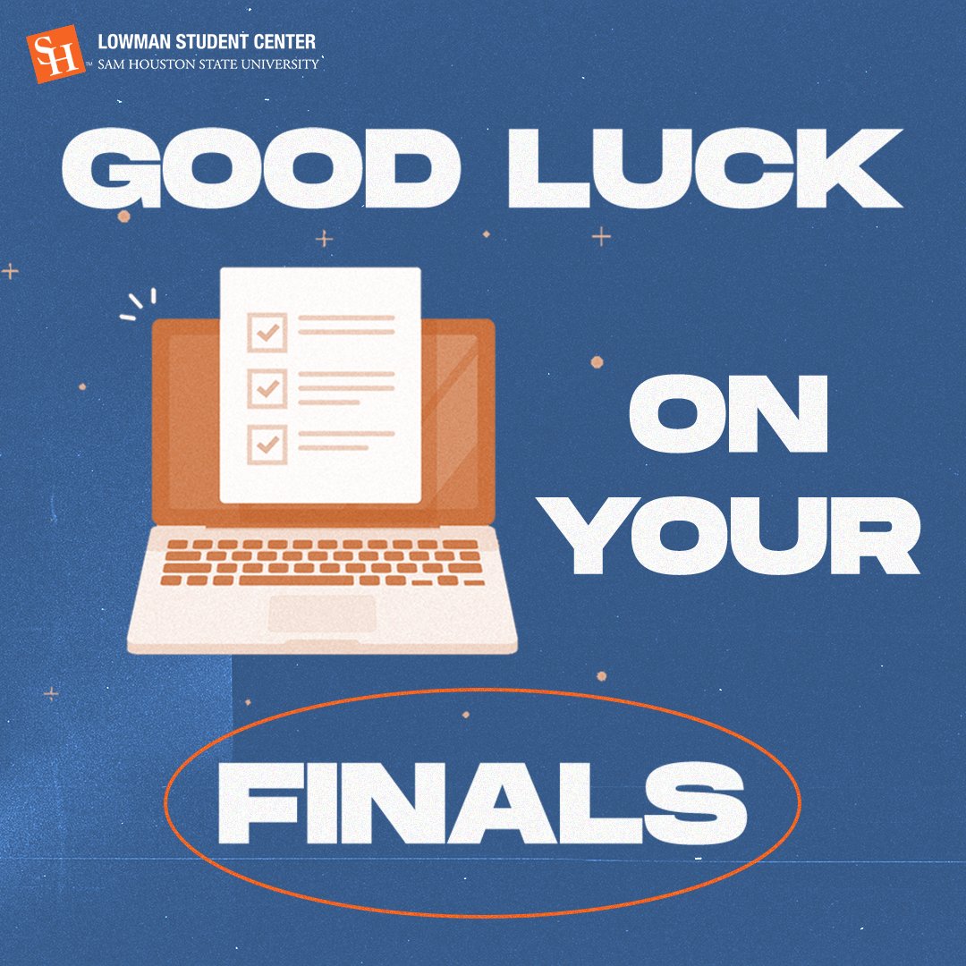 SHSULSC's tweet photo. Study Rooms are available here at the LSC! You can check out a room with the Information Center on level 2 SHSU Lowman Student Center #studyforfinals #spring2021 Sam Houston State University https://t.co/R6iRvDuaRL