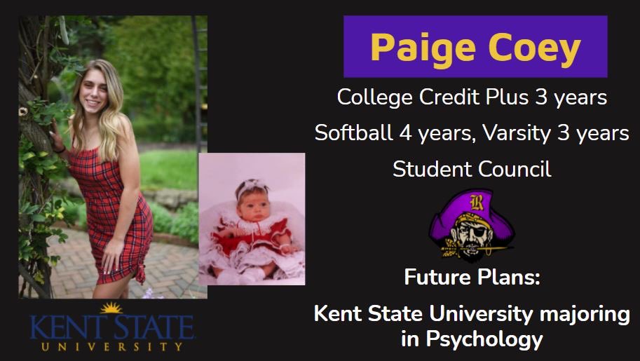 We are excited to start our Senior Showcase Series and today shout-outs go to Ayah Youssif, Joesph Queeno, and Paige Coey!  Congratulations! 💜 #ReynProud
