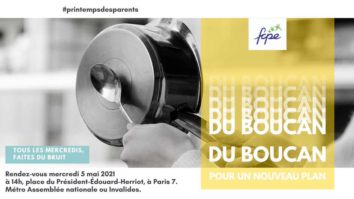 FCPE_nationale (@fcpe_nationale) on Twitter photo La #FCPE appelle à un rassemblement mercredi 5 mai à 14h devant l’Assemblée nationale pour soutenir notre jeunesse. <a href="/education_gouv/">Ministère Éducation nationale</a> n’a pas pris la mesure de la détresse de nos enfants ! #printempsdesparents #BacNoir Lire notre communiqué bit.ly/3vEAFiw <a href="/Cyrilhanouna/">Cyril Hanouna</a> La #FCPE appelle à un rassemblement mercredi 5 mai à 14h devant l’Assemblée nationale pour soutenir notre jeunesse. <a href="/education_gouv/">Ministère Éducation nationale</a> n’a pas pris la mesure de la détresse de nos enfants ! #printempsdesparents #BacNoir Lire notre communiqué bit.ly/3vEAFiw <a href="/Cyrilhanouna/">Cyril Hanouna</a>