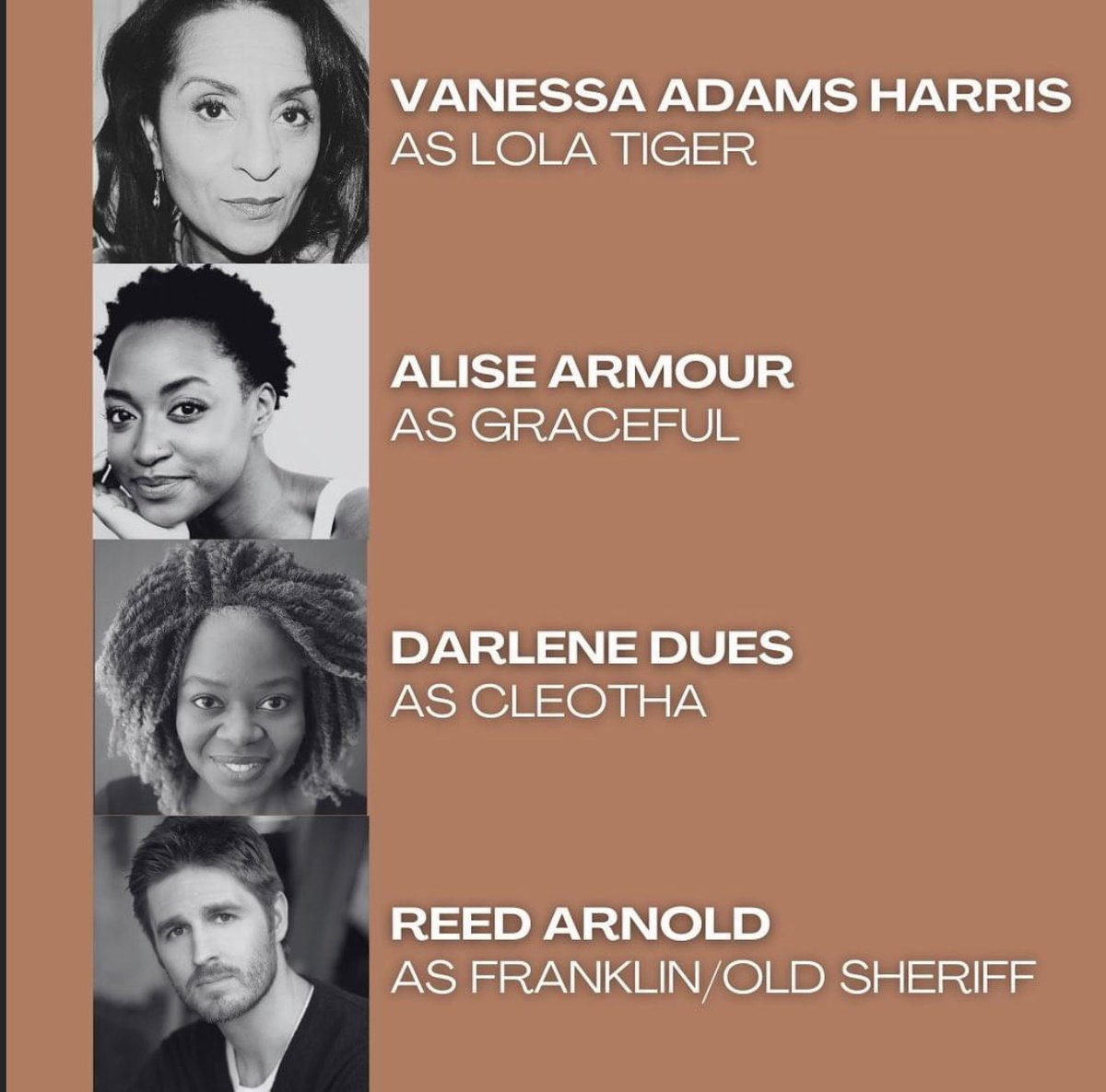 GreenwoodTP's tweet photo. Meet the extremely talented faces behind our first production #FireinBeulah! 
Based on the novel by @RillaAskew https://t.co/sfmYytCat2