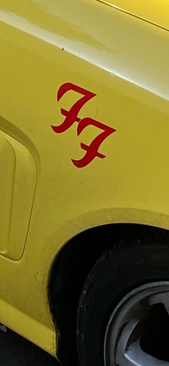 doxellis's tweet image. important life update: found this foo fighters car parked on the streets of Northeast LA