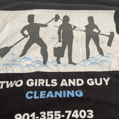 Two Girls and a Guy Cleaning Co. tweet media
