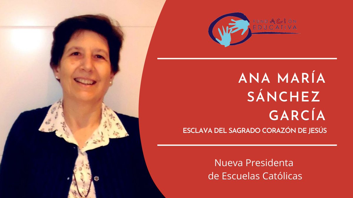 Con orgullo compartimos que H. Ana María Sánchez García ha sido elegida Presidenta de Escuelas Católicas. Ana fue la primera Directora General de nuestra Fundación Educativa ACI. ¡Cuenta con nuestro apoyo, cariño y oración!
#SomosDeEsclavas