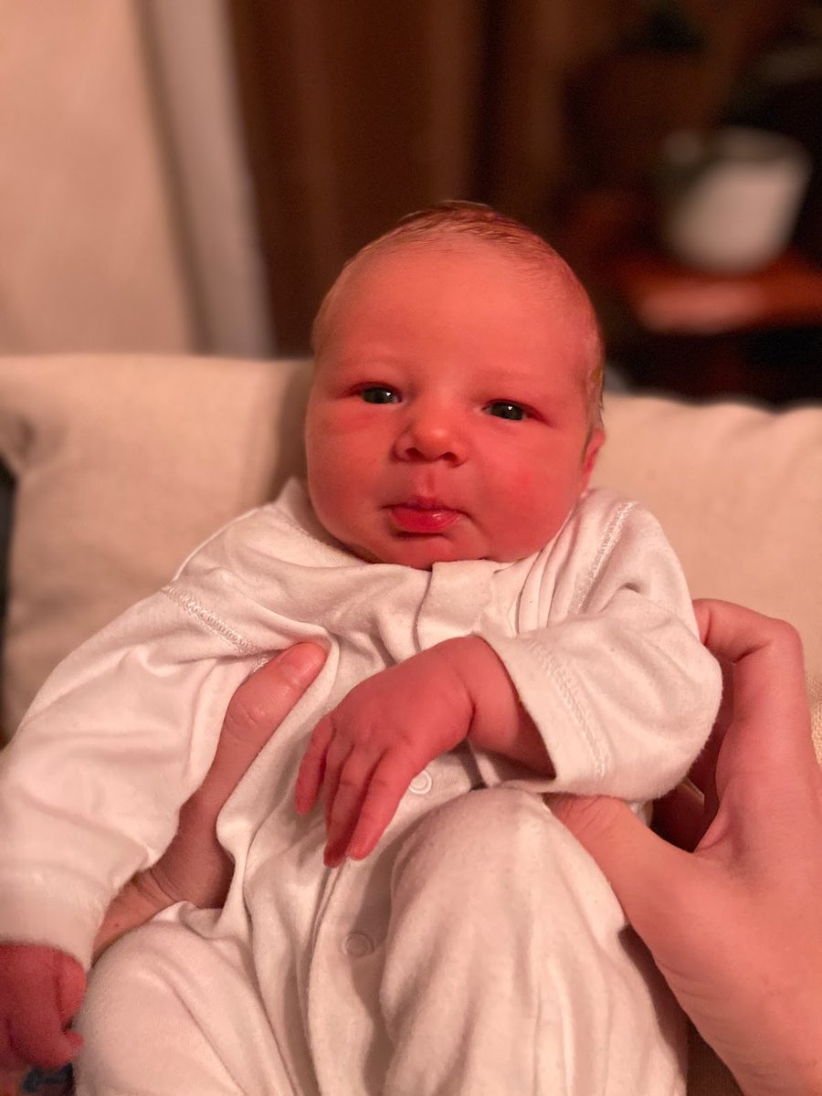 tomharman's tweet photo. 💫 Walter “Walty” Harlow Harman 💫 

Arrived on 27 April, 2021 at 7:35am 
8.5 lbs / 3.8 kg &amp; 58 cm / 22.8 in https://t.co/A3isdlIoVt