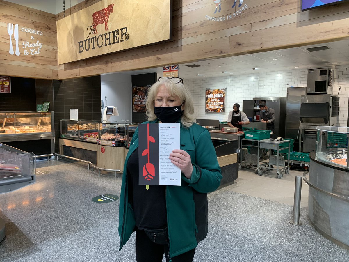 BintiPeriod's tweet image. Women should not use toilet paper to manage their periods. 
Our #DignityAtWork campaigns designed to #EndPeriodStigma &amp;amp; provide free period products for anyone who needs them. Thank you  @MairiMactagg @morrisons #Weybridge

#PeriodDignity #Surrey #PeriodDignityAtWork #BintiPeriod