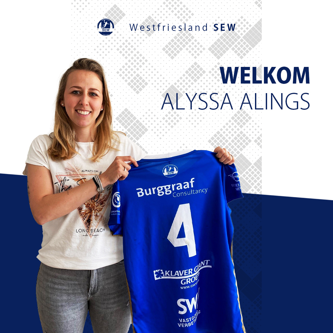 WF_SEW's tweet photo. Welkom bij de club @gewoonalyssa!

Voor komend seizoen heeft Westfriesland SEW zich opnieuw versterkt. Van Volendam komt de 29-jarige Alyssa Alings over om het team van Arthur Langedijk op de rechteropbouw te versterken.

#blueandwhitearmy
💙💙💙 https://t.co/4ElKs65y6w