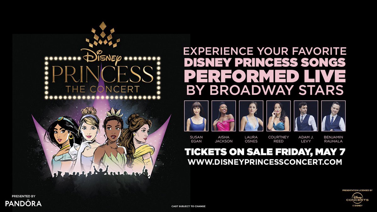 Almost six years since our very first “Broadway Princess Party,” your favorite Princess Posse is partnering with Disney Concerts to bring you an even more magical celebration, now titled “Disney Princess - The Concert! Visit disneyprincessconcert.com for all the details!