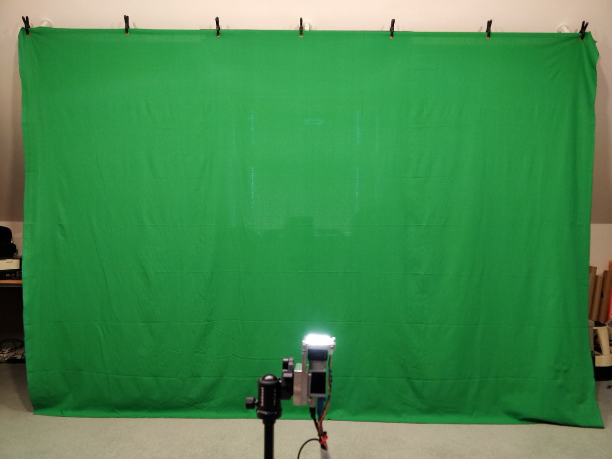 RichardTRussell's tweet image. I've today reconfigured and recalibrated my home Virtual Studio. The orientation has been changed, which involved repositioning about half the ceiling markers. Free-D (programmed in BBC BASIC) seems to be working well, 24 years or so after it was originally developed. #bbcbasic