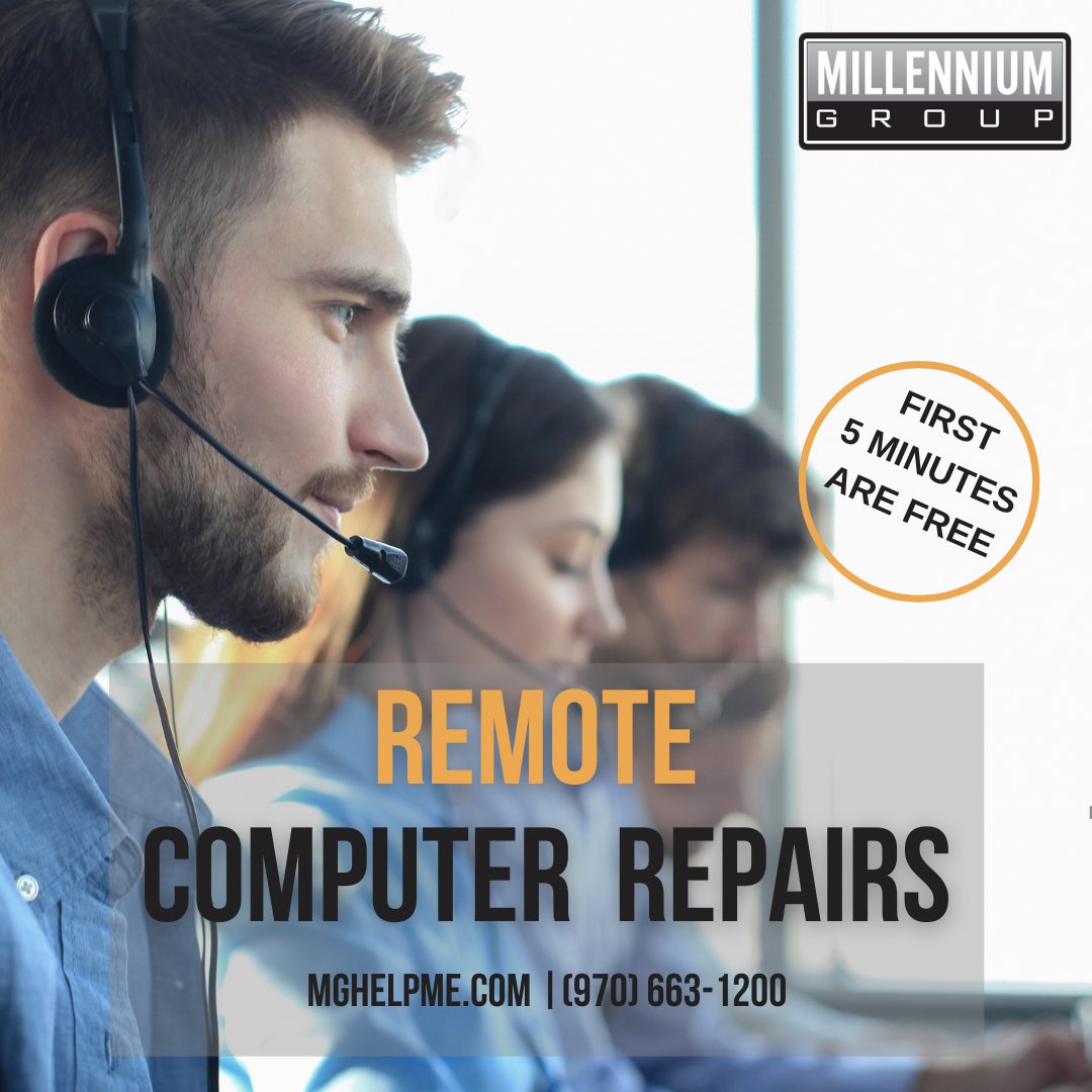 MillenniumGp's tweet image. We can assist you no matter where you are in the world! 🌎💻First 5 minutes are free! 🎉
👉mghelpme.com/remote-pc-repa…
#remotecomputerrepair #remoteaccess #computerrepairservice #laptoprepairs #pcrepair #computerrepairshop #LovelandCo #Loveland #ITservices
