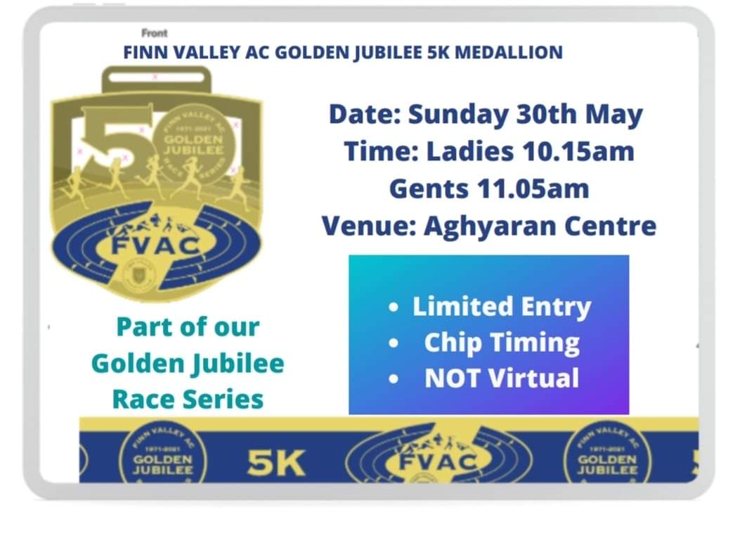 Limited entry time to #joinin collect the unique medallion celebrating 50 years of @finnvalleyac