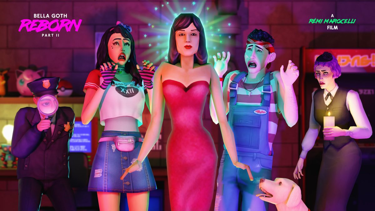 lReMi07l's tweet photo. If The Sims was a movie... Just one more part to finish and it will be! 🎬

#TheSims4 #BellaGoth https://t.co/t0DuluFvOt