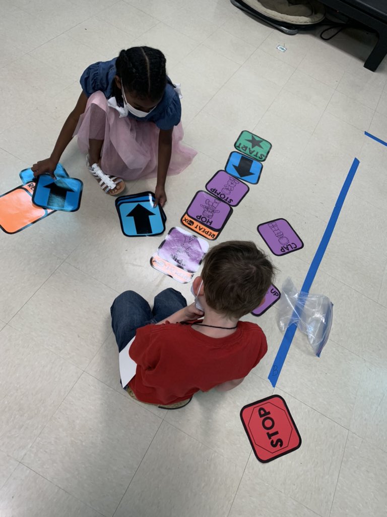 Hopscotch Coding for our first Coding Camp activity! 🏕👩🏻‍💻 
Love Coding Camp week!! 
#underthesce