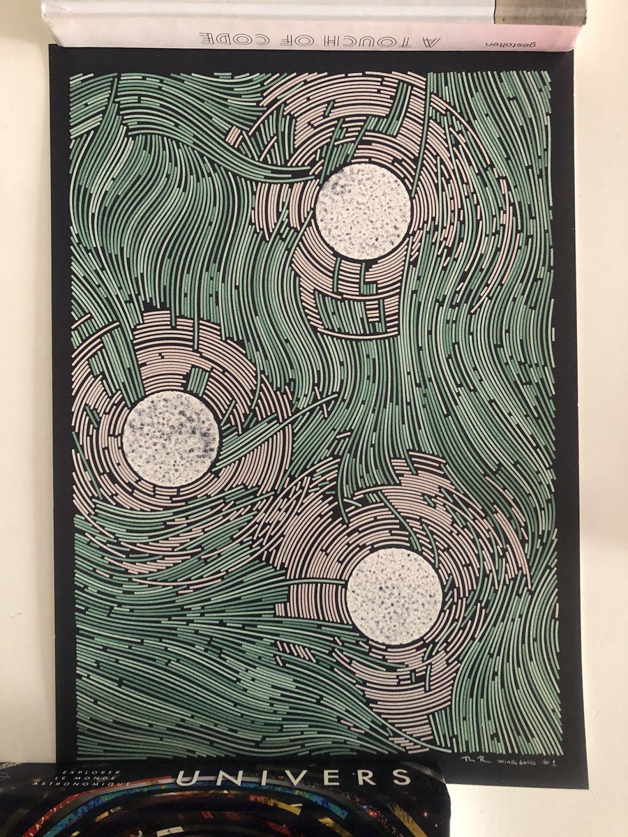 v3ga's tweet image. “Winds 6040” #1 by @thomasp85 ✨ Many thanks for this beautiful print 🙌

#generativeart #flowfields