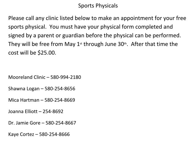 woodwardboomers's tweet photo. Alliance Health will be conducting free physicals starting May 1st to June 30th at their offices. See the attached flyer for more details. https://t.co/iWJg7d9C7V