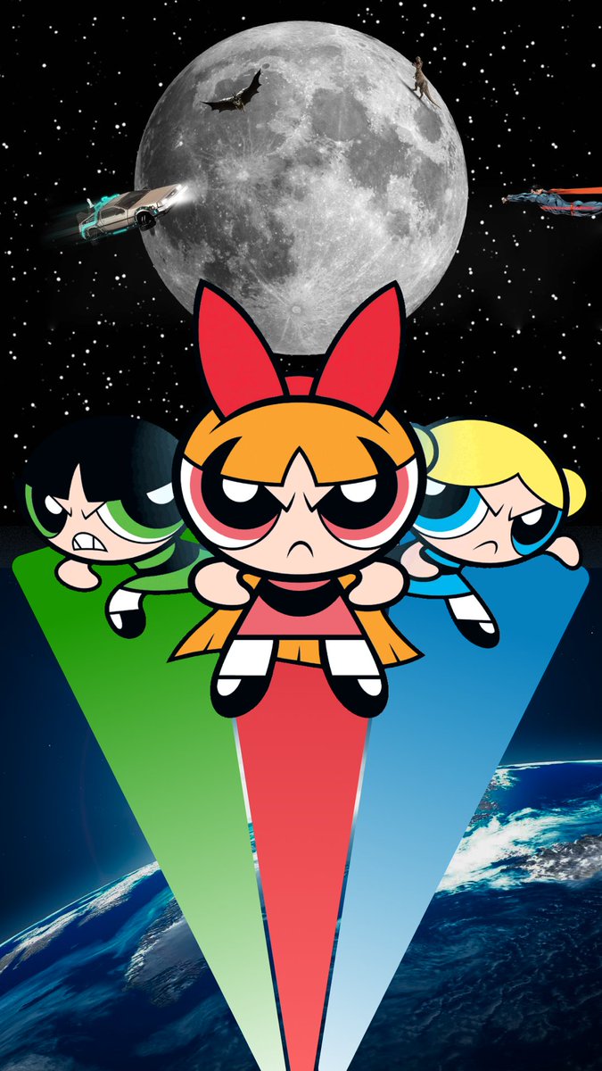 MrCoin777's tweet photo. I made a wallpaper for you guys! The Powerpuff Girls - Guardians of the VeveVerse. 😎😎

#VeVeArtShow #ECOMI #veve @ecomi_ #VeVecollectibles 
@StayingAlpha 
@TigerWillson https://t.co/YdMuVsEWOy
