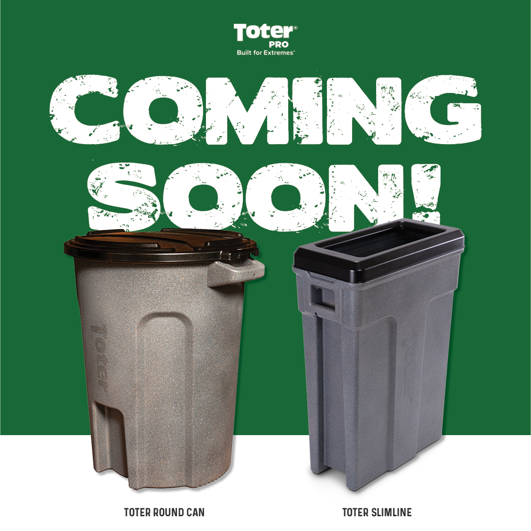 ToterLLC's tweet image. Coming Soon! Toter Slimline &amp;amp; Round Can #toter #builtforextremes #toterpro