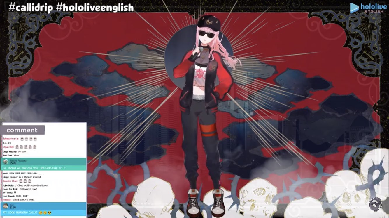 Mori Calliope Holoen Mama Daisuki Thank You For My Beautiful New Clothes I Love You 素敵な新洋服本当にありがとうございます だいすき Twitter
