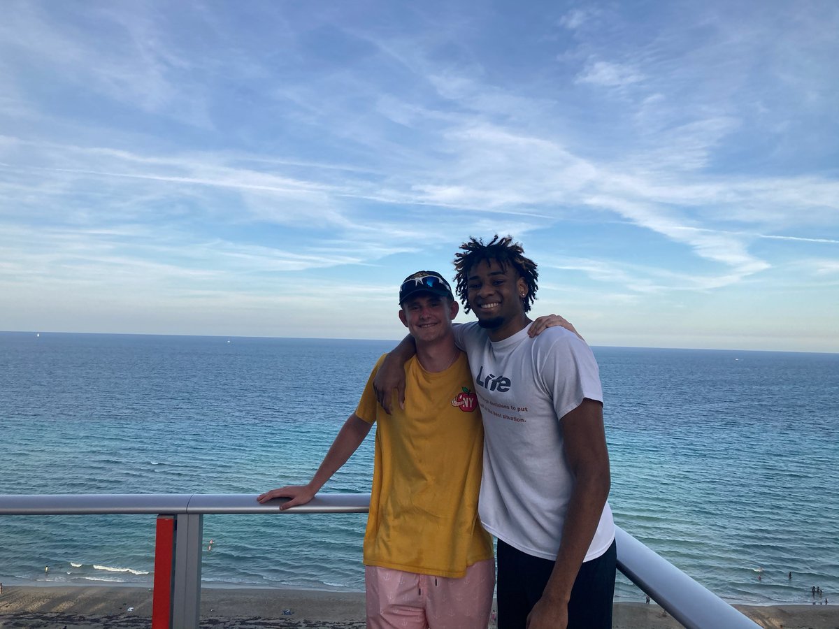 Caught up with one of my favorite High School teammates Nolan Mylet this weekend in Miami. #HedgeHogFam