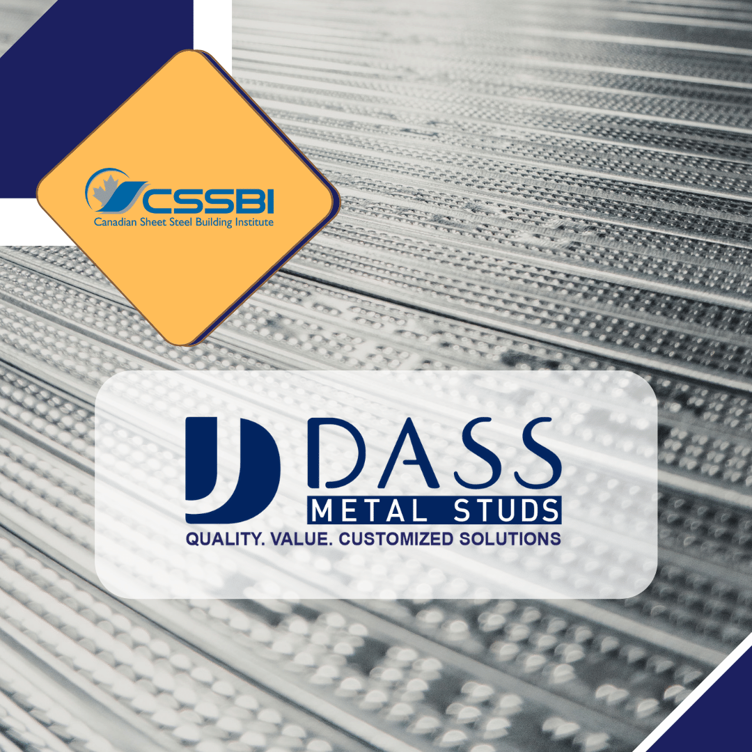 Dass Metal Products are CSSBI Certified, best quality and cut to length accuracy!
For more info, get in touch with a representative at 905-677-0456 or email us at sales@dassmetal.com
.
.
#dassmetal #dassprostud #steelstuds #steelframing #canadianconstruction #metaltracks