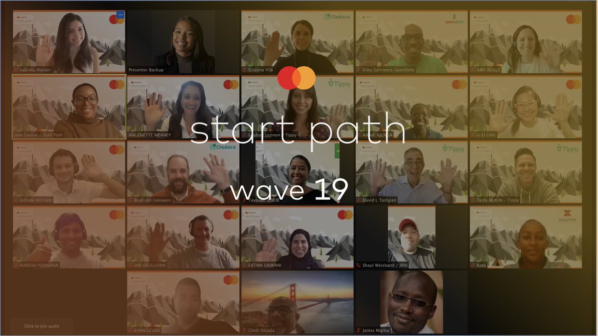 Delighted to welcome six new startups to our award-winning MA Start Path Program! It's a privilege partnering to drive inclusion &amp; deliver solutions focused on doing well &amp; doing good! <a href="/group_asante/">Asante Financial Services Group</a> <a href="/Cledara/">Cledara</a> @JifitiGifts <a href="/moedaseeds/">Moeda Seeds</a> <a href="/SpenDebt/">SpenDebt | Spend Away Your Debt</a> <a href="/meettippy/">Meet Tippy</a> mstr.cd/3nUhqyR
