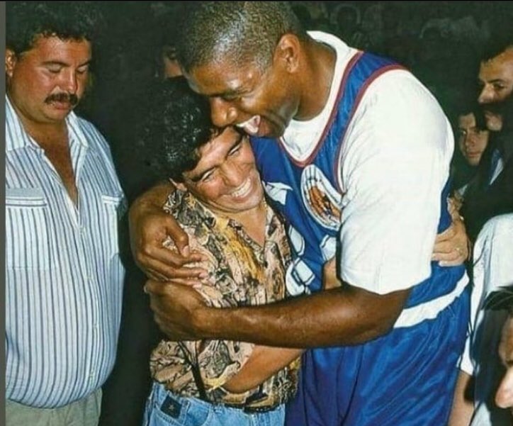 Todo bien con Magic Johnson pero DIEGO NO LE DE NUNCA LA ESPALDA A PABLO EMILIO