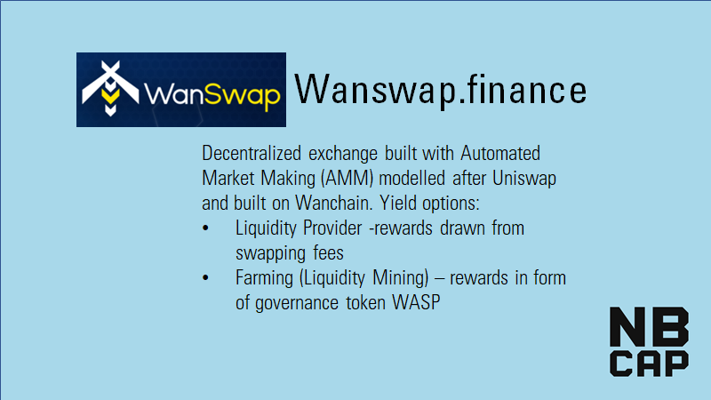 Ways to earn passive income on  $Wan  #Wanchain  #DApps  $XRP  $ETH  $BTC  $WASP  $FNX  $ZOO  #notfinancialadvice