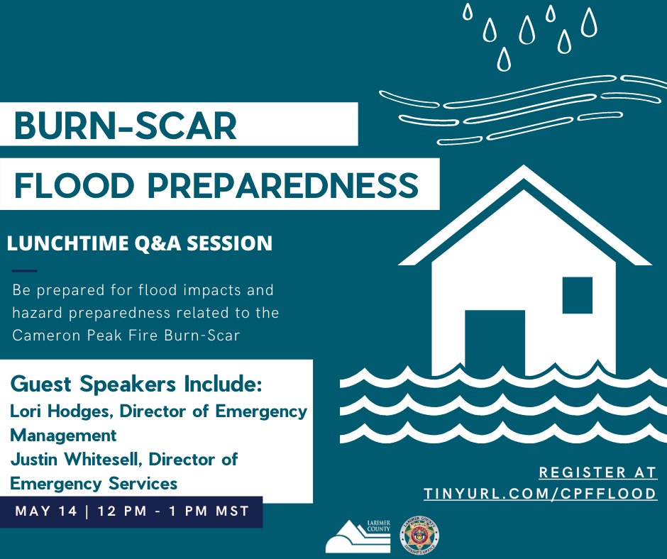 larimerconnects's tweet photo. Larimer Connects E-Newsletter - Burn-Scar Flooding Q&amp;A, Peer Exchange, Sandbags/Dumpsters, &amp; Resources &amp; Funding for Fire &amp; COVID-19 Recovery - https://t.co/7TBCz28KFh https://t.co/X9vHLU5YEq