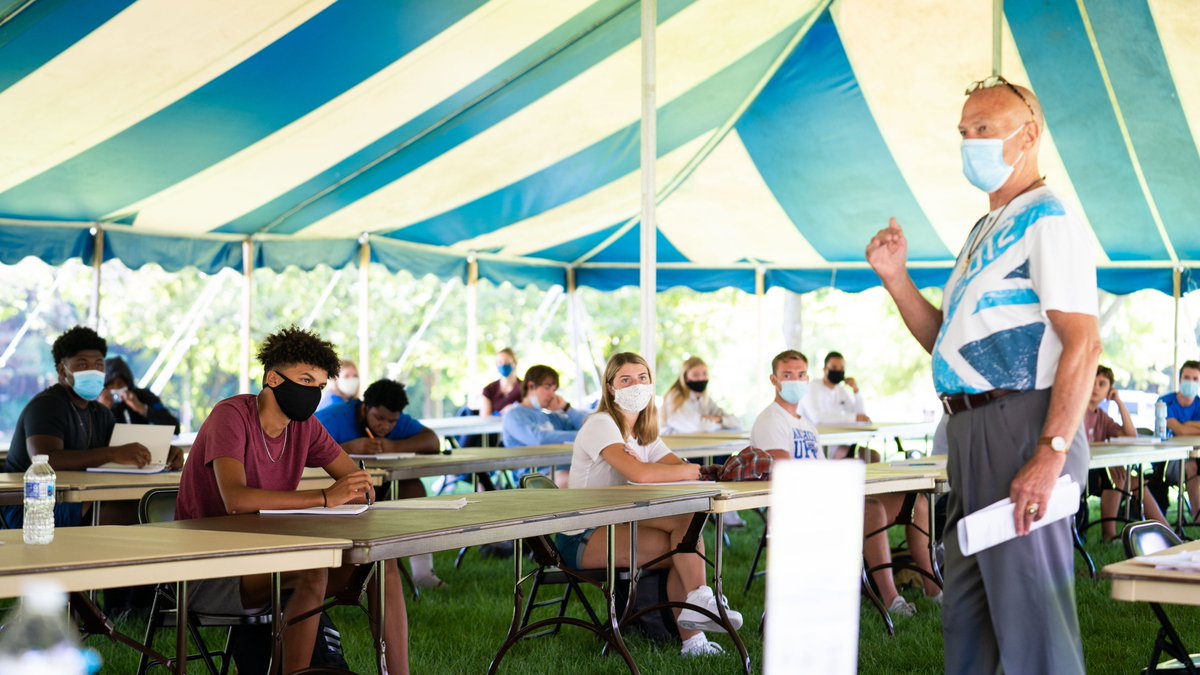 During this #TeacherAppreciationWeek, I want to share my deep gratitude for the incredible faculty here at GVSU. 

Whether teaching remotely, outdoors or in a socially distanced classroom, you have stayed committed to supporting and educating your students through it all.
