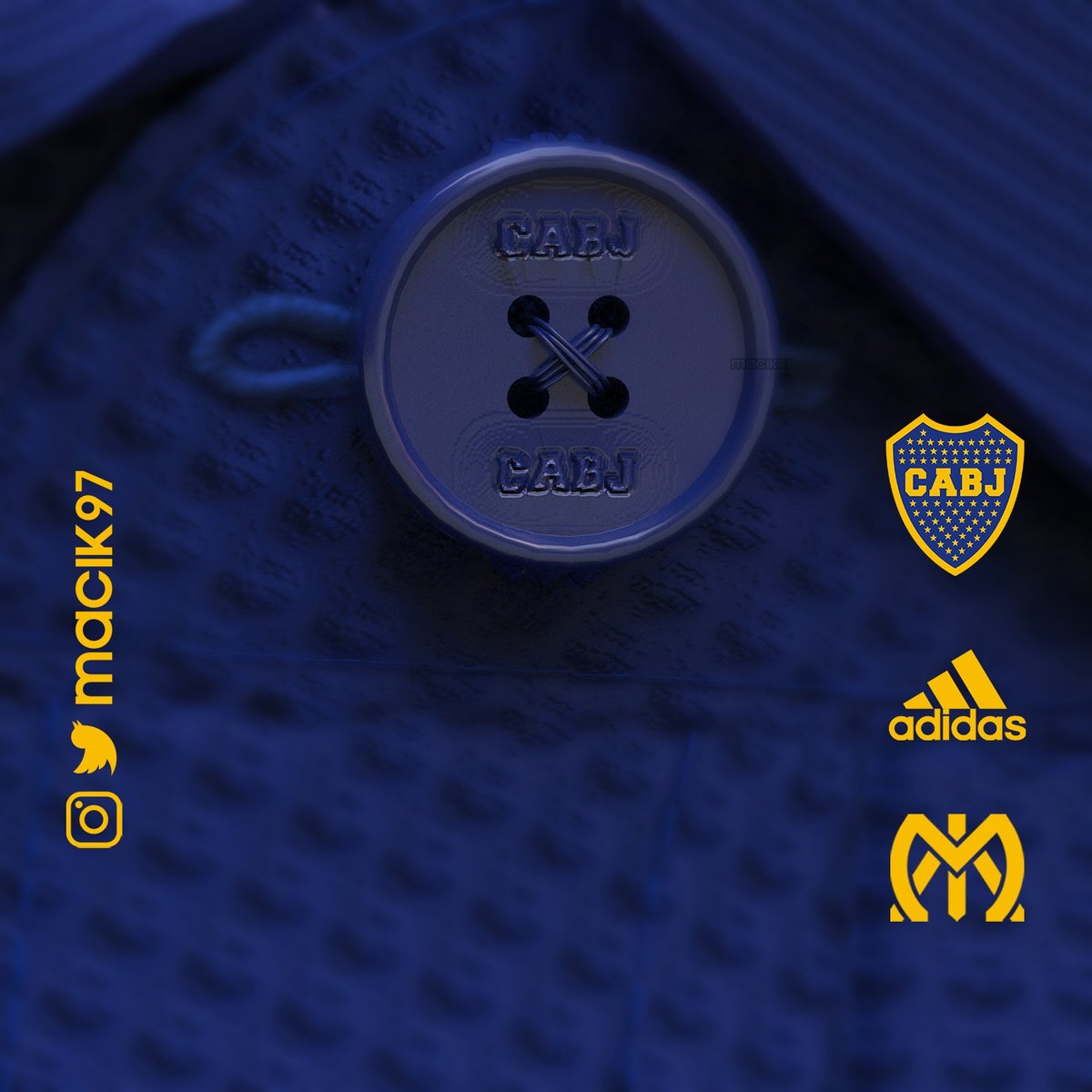 macik97's tweet photo. Home Kit - @BocaJrsOficial x @adidasfootball 

Se agradece siempre el apoyo ❤ https://t.co/M0bWG8C1zu