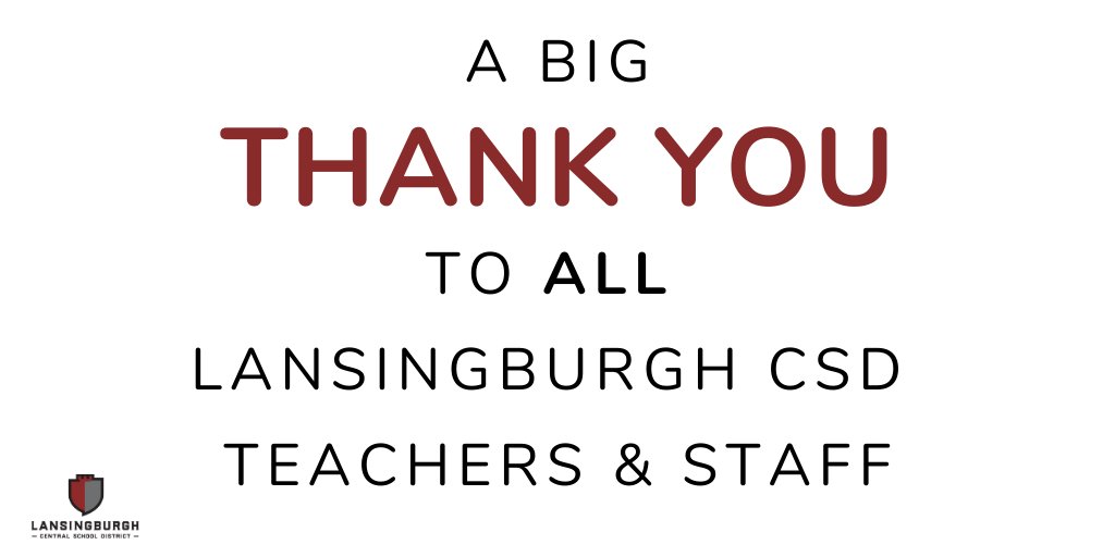 Lansingburgh Central School District On This 1st Day Of Teacherappreciationweek The Biggest Possible Thank You To Every Member Of The Lansingburgh Faculty Amp Staff You Always Impress Us But Your