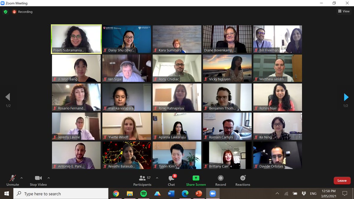 So happy to be part of the <a href="/_BrightFocus/">BrightFocus Foundation</a> family! Take a look at our zoom photoshoot in today's award ceremony at <a href="/ARVOinfo/">ARVO</a> #ARVO2021! <a href="/PreetiSub/">Preeti Subramanian</a> <a href="/BM4573r/">Brit C</a> @DianeB1000 <a href="/HMSeye/">Harvard Ophthalmology</a>