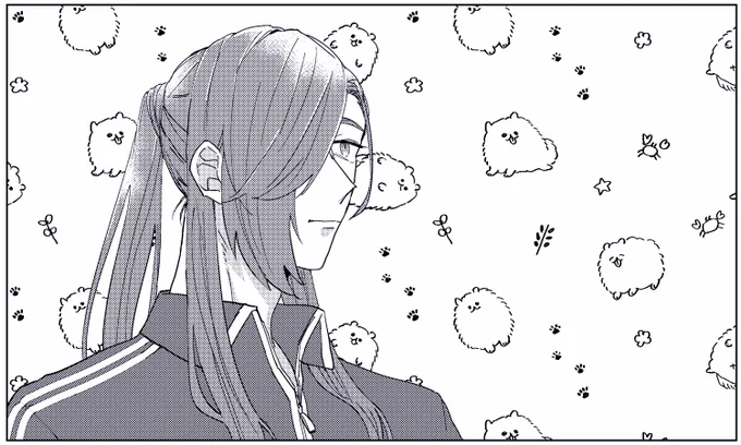 丸さんを見てるあおえくん 